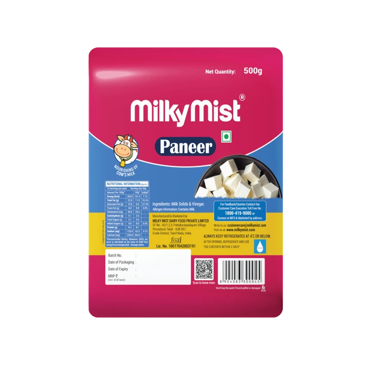 Milky Mist Paneer