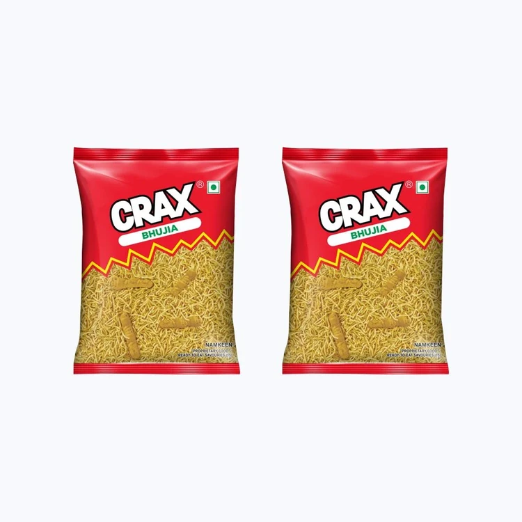 Crax Bhujia Namkeen Snacks - Pack of 2