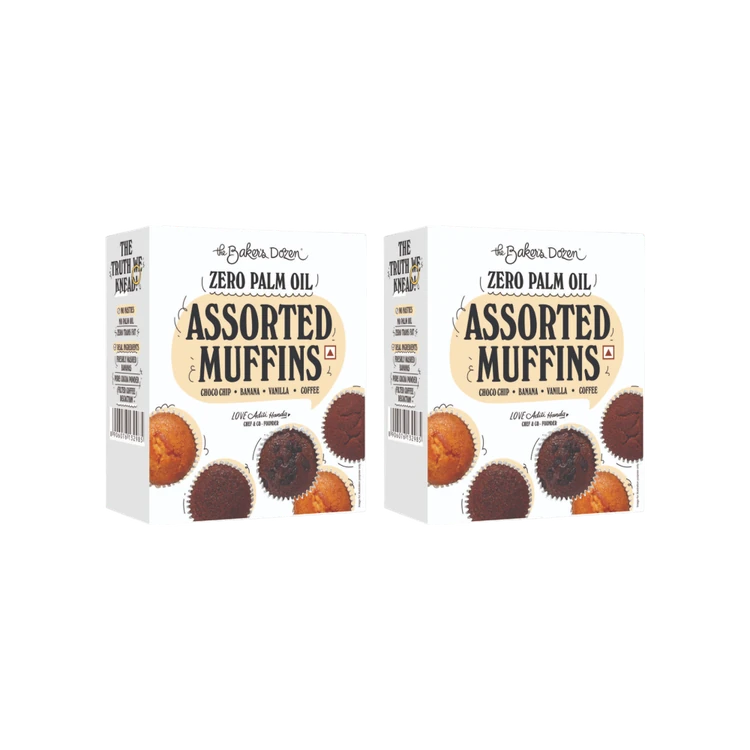 The Baker's Dozen Assorted Muffin - Pack of 2