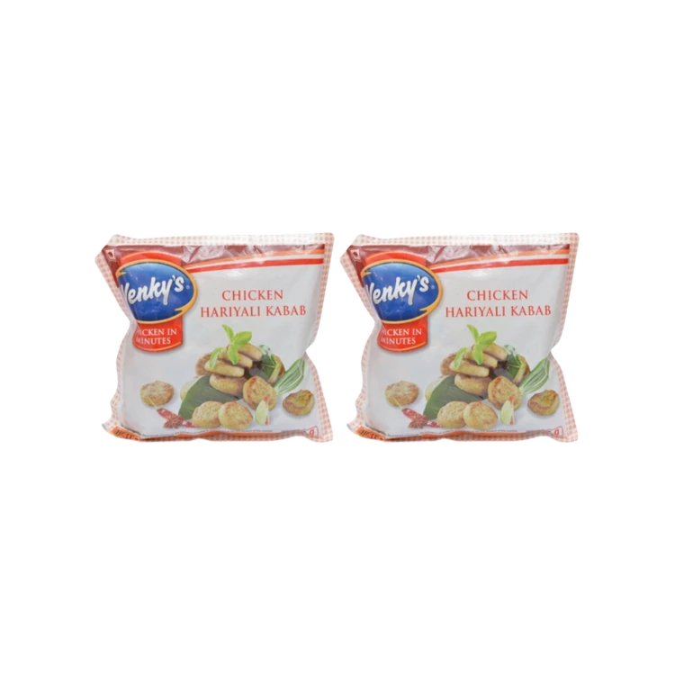Venky's Hariyali Chicken Kebab (Non Veg) - Frozen - Pack of 2