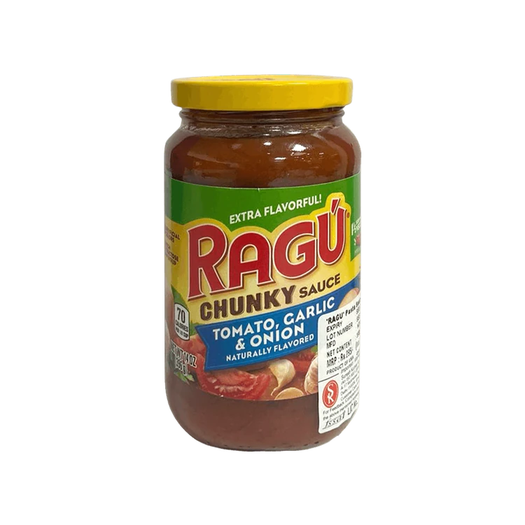 Ragu Tomato Garlic & Onion Pasta Sauce