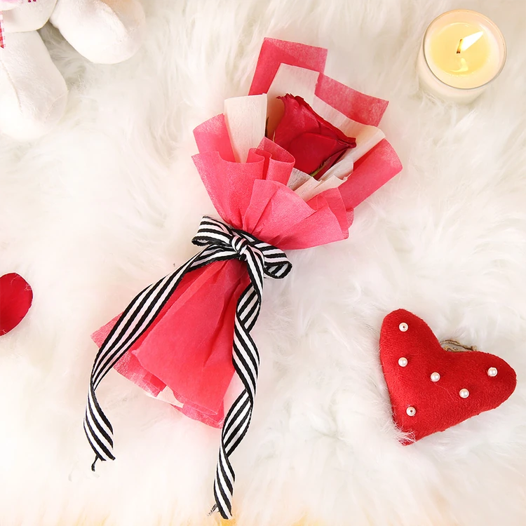 IGP Eternal Love Single Red Rose Bouquet - Special Offer