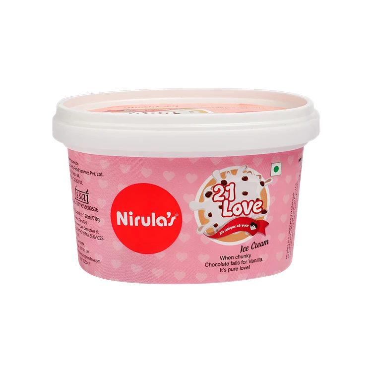Nirula's 21 Love Chocochips Ice Cream Cup