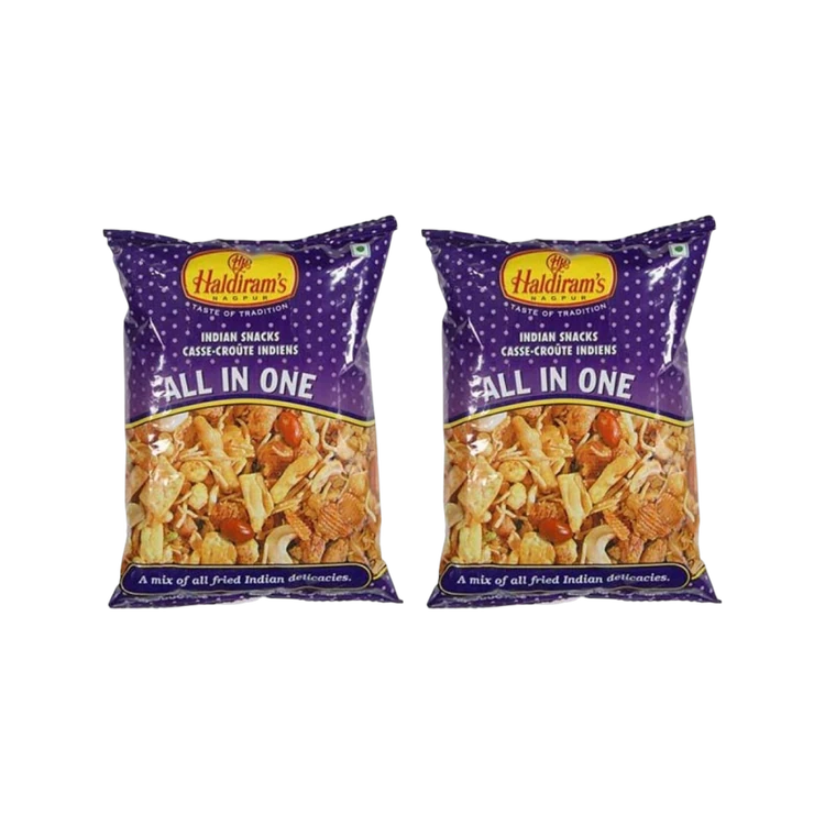 Haldiram's Nagpur All In One Mixture Namkeen - Pack of 2