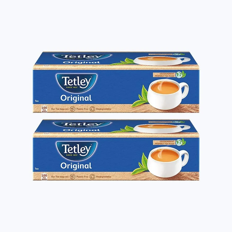 Tetley Original Black Tea - Tea Bags - Pack of 2