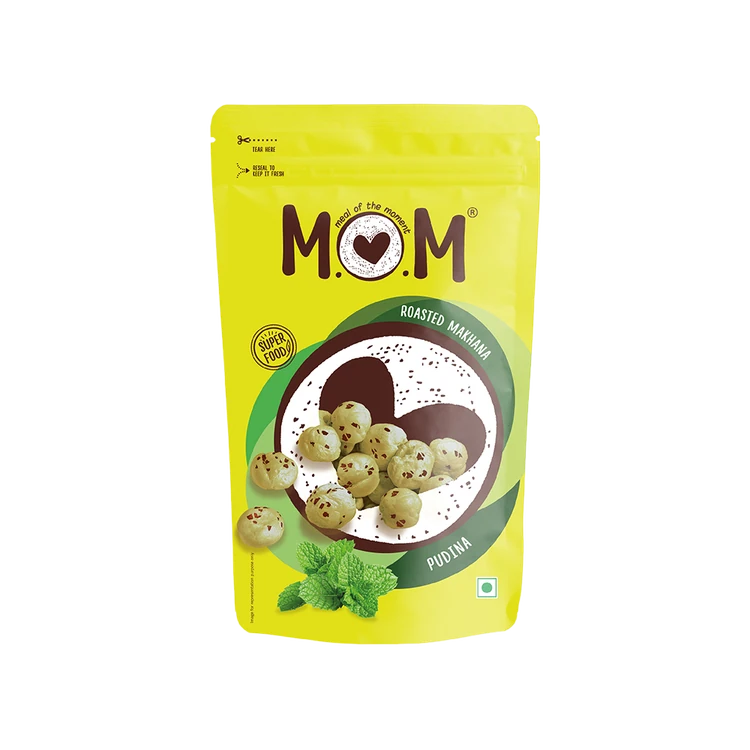MOM - Meal Of The Moment Pudina Roasted Flavoured Makhana