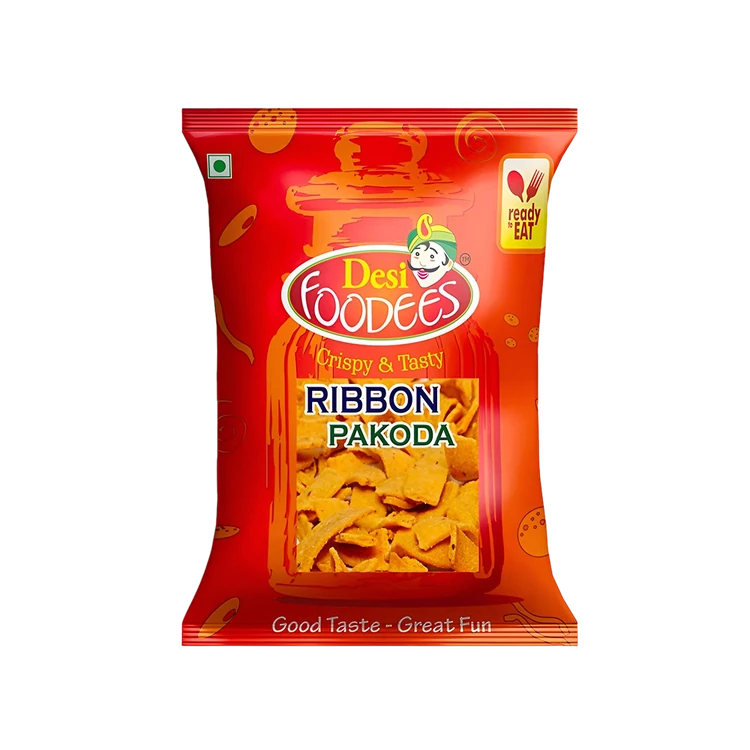 Desi Foodees Ribbon Pakoda Namkeen Snacks