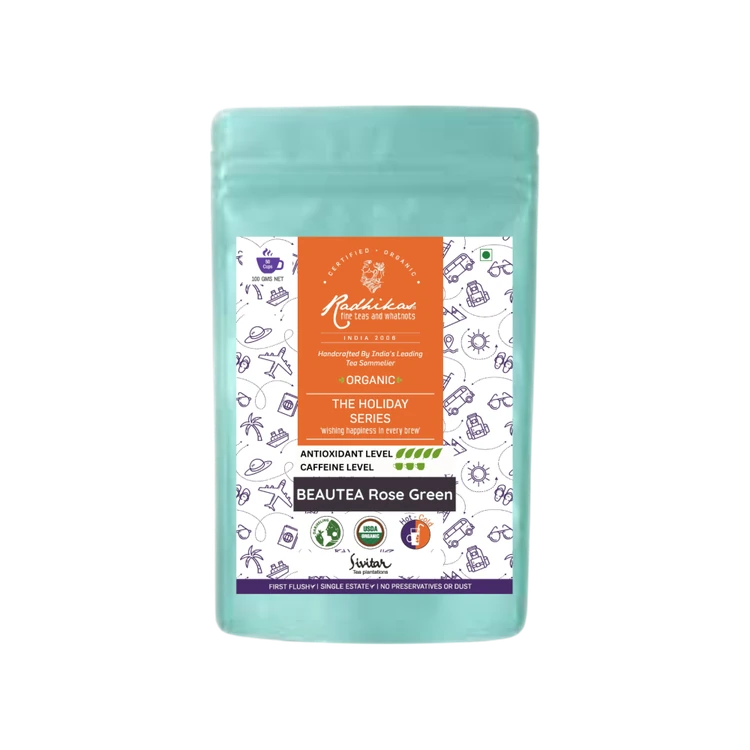Radhikas Fine Teas And Whatnots Rose Green Tea