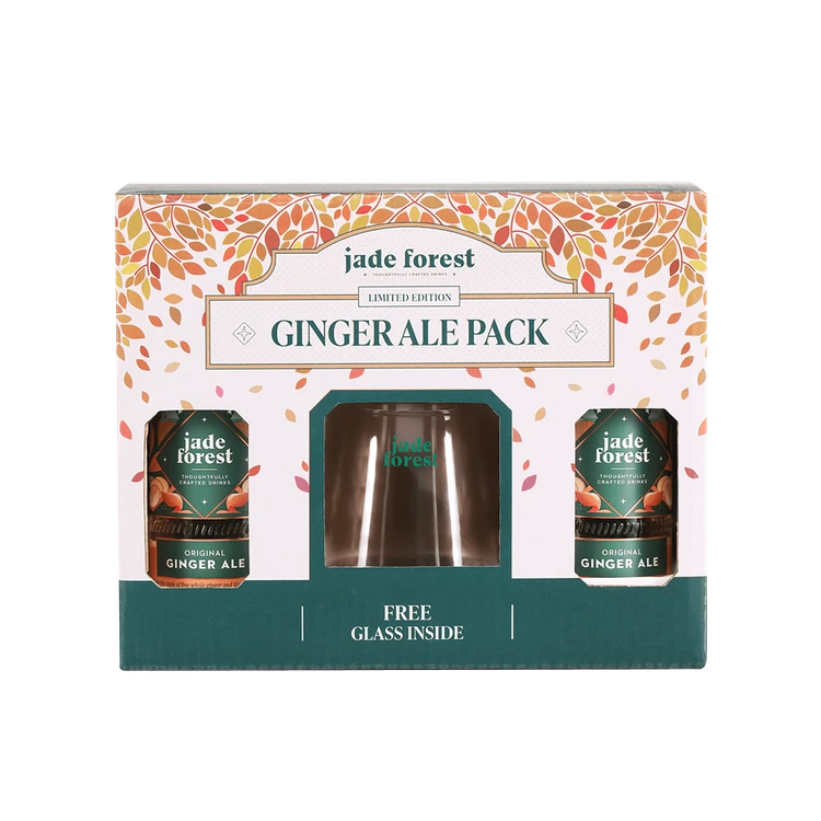 Jade Forest Ginger Ale Gift Pack (With Glass)
