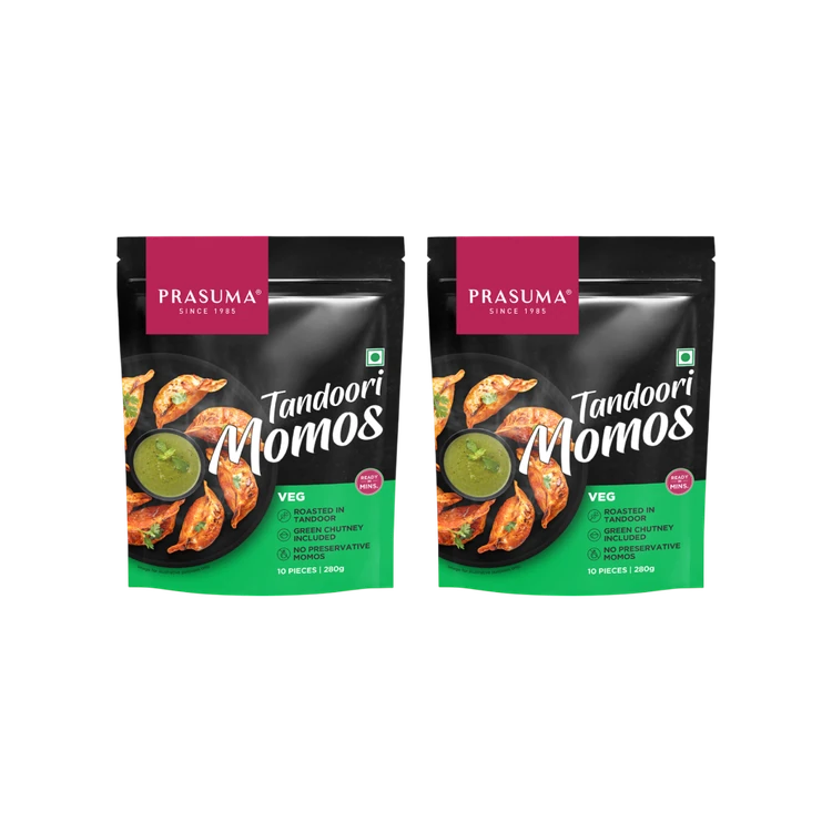 Prasuma Tandoori Momos - Veg - Pack of 2