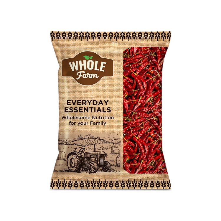 Whole Farm Premium Red Chilli Whole (Menasinakayi)
