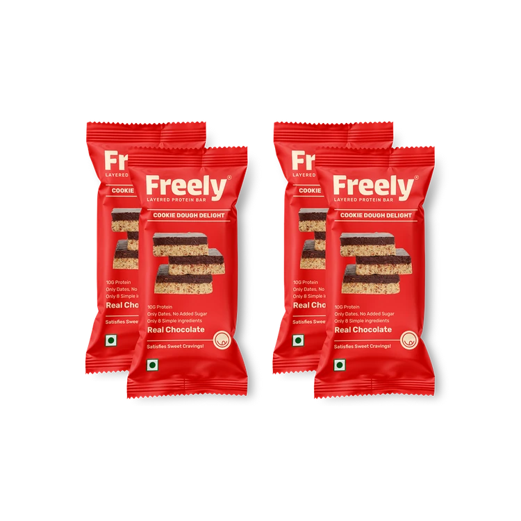 Freely Cookie Dough Delight Layered Protein Bar