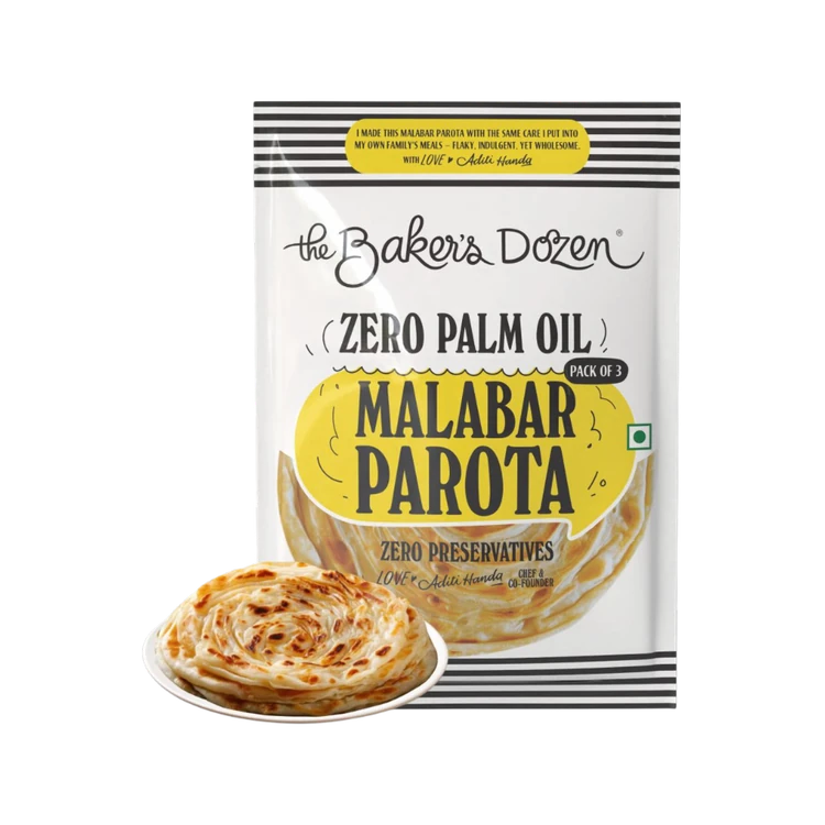 The Baker's Dozen Heat & Eat Malabar Paratha