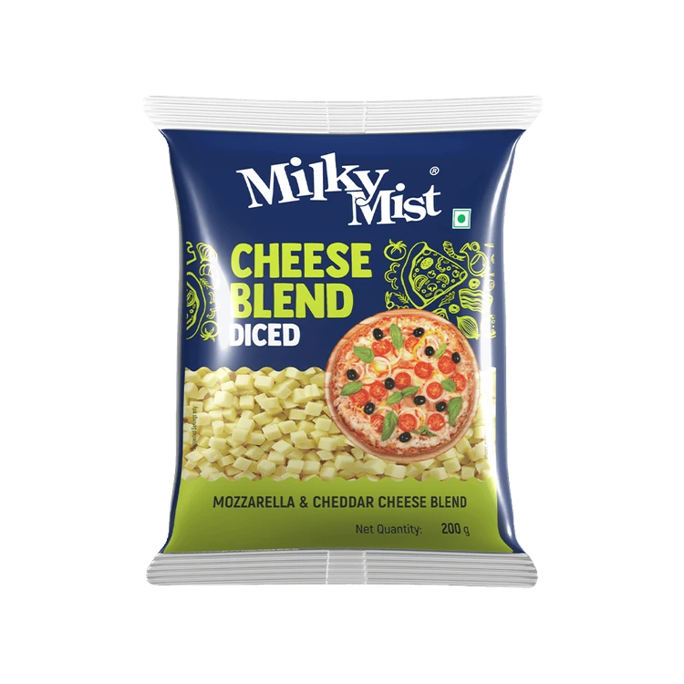 Milky Mist Diced Cheese (Mozzarella & Cheddar Blend)