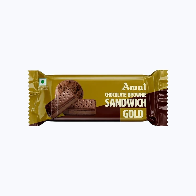 Amul Gold Chocolate Brownie Ice Cream Sandwich