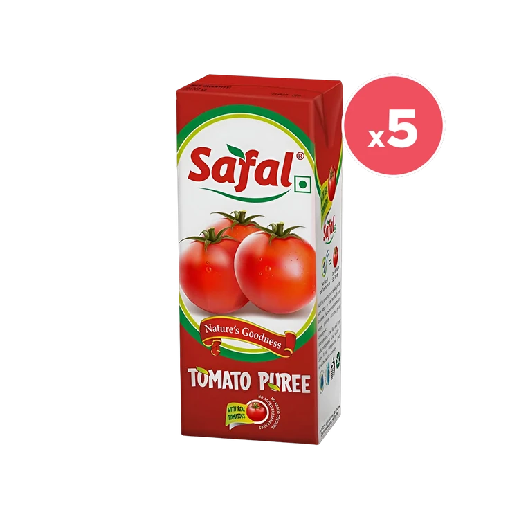 Safal Tomato Puree - Pack of 5