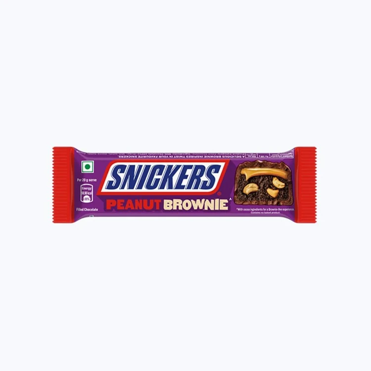 Snickers Peanut Brownie Filled Bar