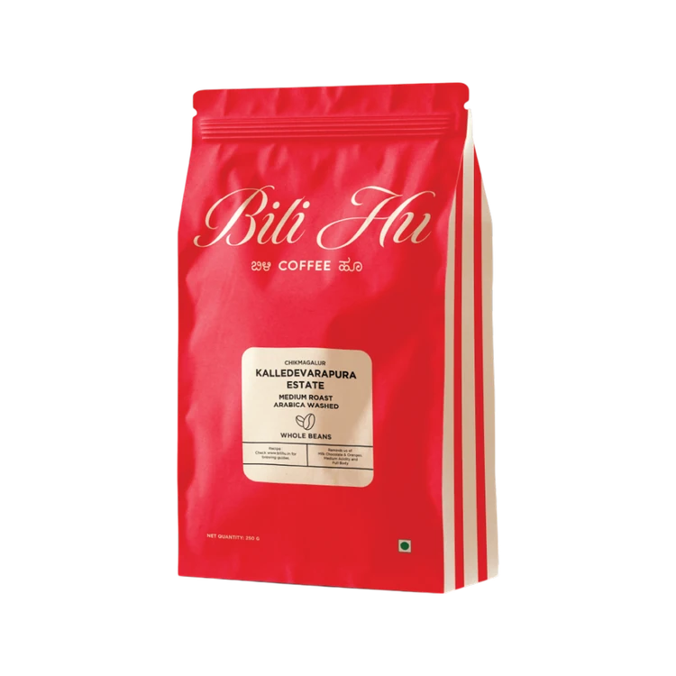 Bili Hu Coffees Kalledevarapura Estate Coffee Beans Medium Roast