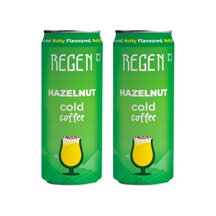 Regen Hazelnut Cold Coffee - Pack of 2