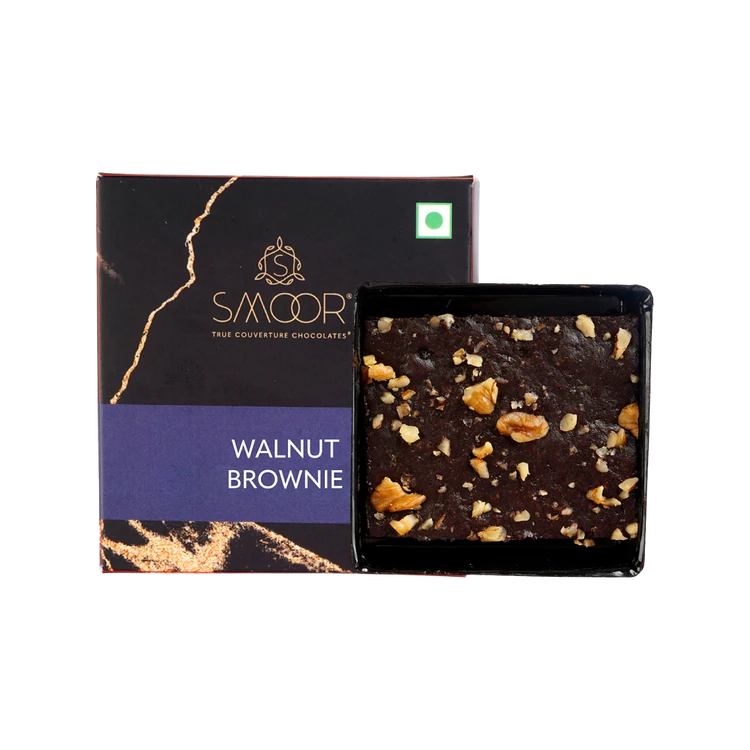 Smoor Bakeshop Walnut Brownie