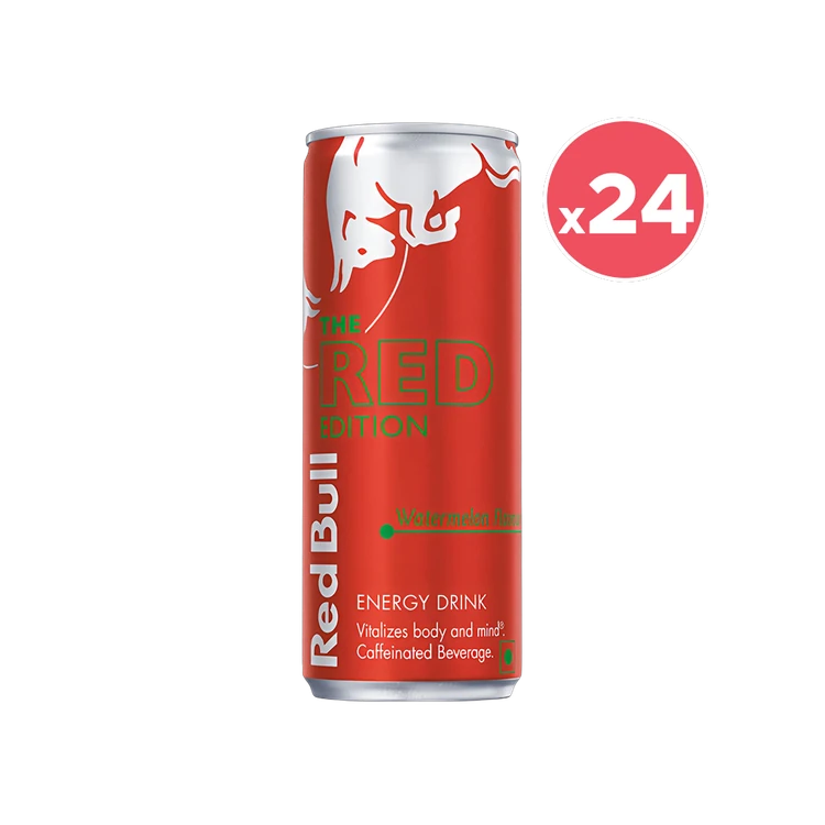 Red Bull Energy Drink - The Red Edition (250 ml) - Pack of 24