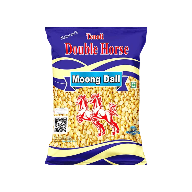 Tenali Double Horse Moong Dal (Dhuli) - Pack of 2 (Hesaru Bele)