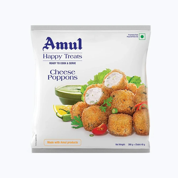Amul Happy Treats Cheese Poppon Nuggets