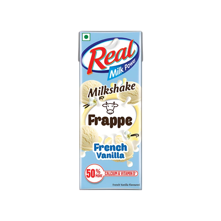Real Milk Power Frappe Milkshake French Vanilla