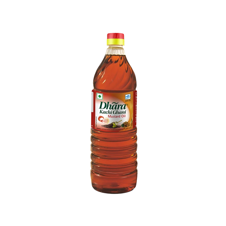 Dhara Kachi Ghani Mustard Oil (0% Trans Fat) (Sasive Enne)