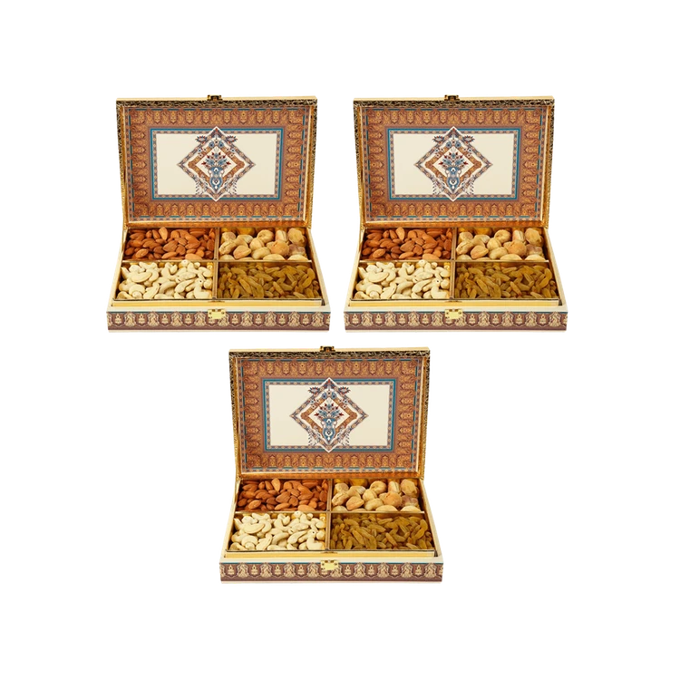 Sindhi Dry Fruits Gift Box - Pack of 3 (Dry Fruits Udugore Pack)