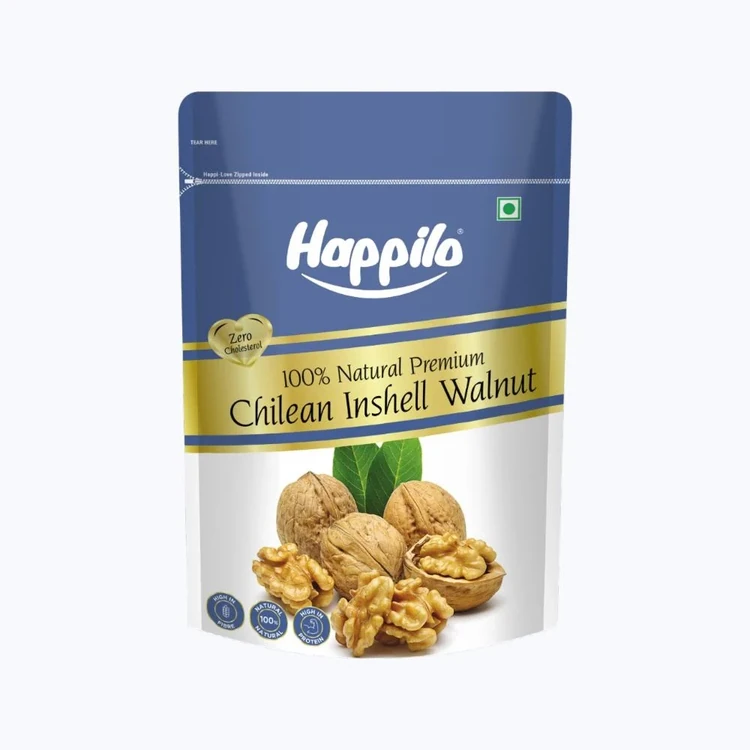 Happilo Premium 100% Natural Chilean Inshell Walnuts (Akrotu)