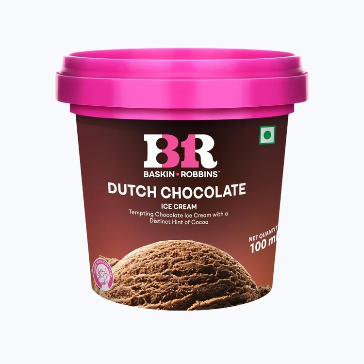 Baskin Robbins Dutch Chocolate Ice Cream Cup