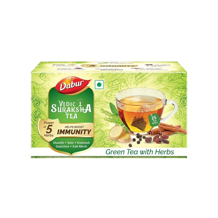 Dabur Vedic Suraksha Green Tea Bags