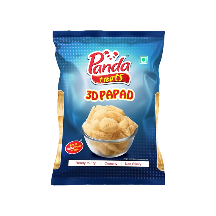 Panda Treats 3D Papad
