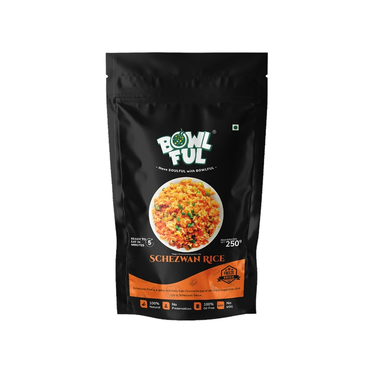 Bowlful Ready to Eat Schezwan Rice