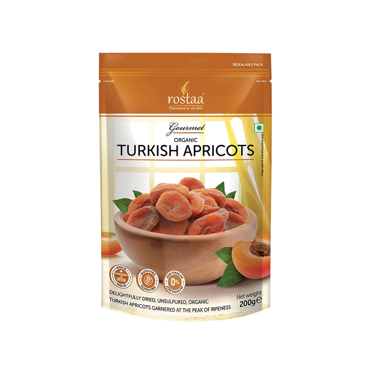 Rostaa Gourmet Organic Turkish Apricots