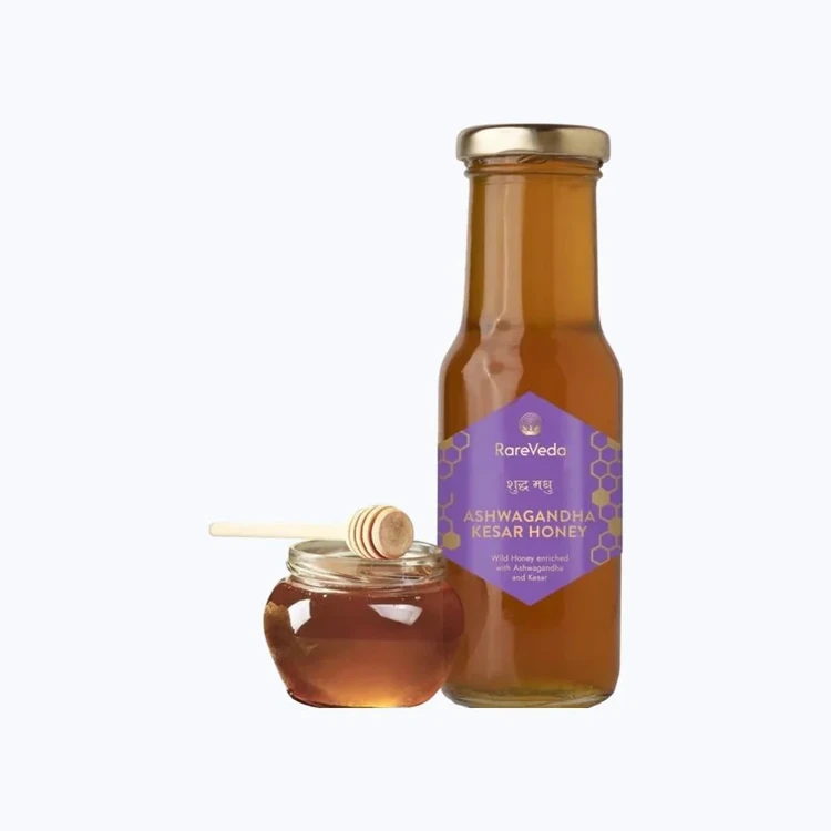 RareVeda Ashwagandha Kesar Honey