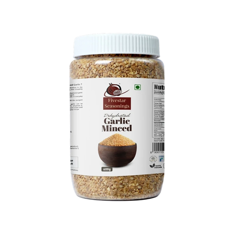 Nutty Hydrated Minced Dry Garlic