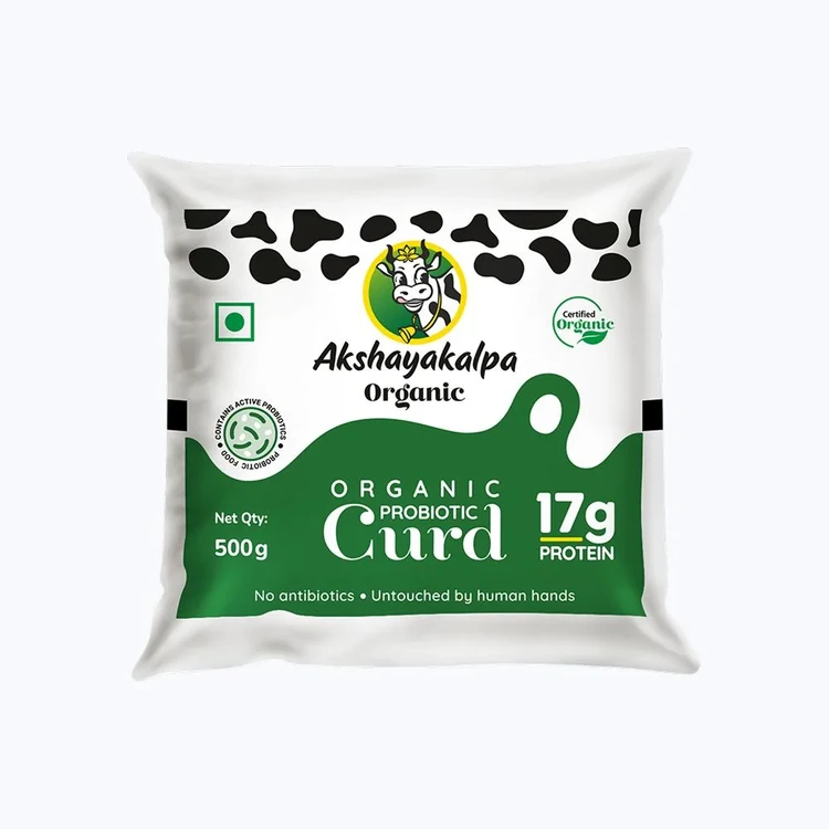 Akshayakalpa Organic Probiotic Pouch Curd