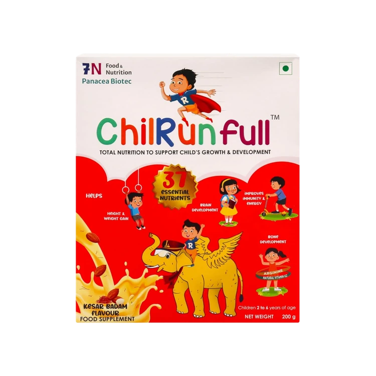ChilRun Full Milk Premix Powder for Children’s Growth (Kesar Badam)