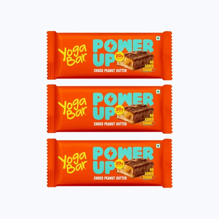Yoga Bar 20 g Protein Bar, Choco Peanut Butter, No Added Sugar - Pack of 3