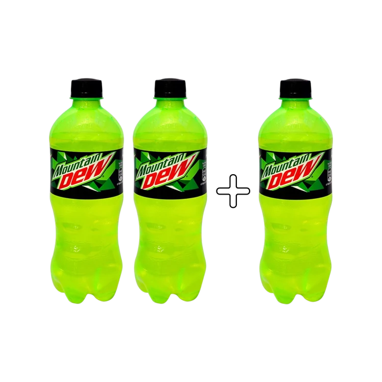 Mountain Dew Grip Lime Soft Drink - Buy 2 Get 1 Free