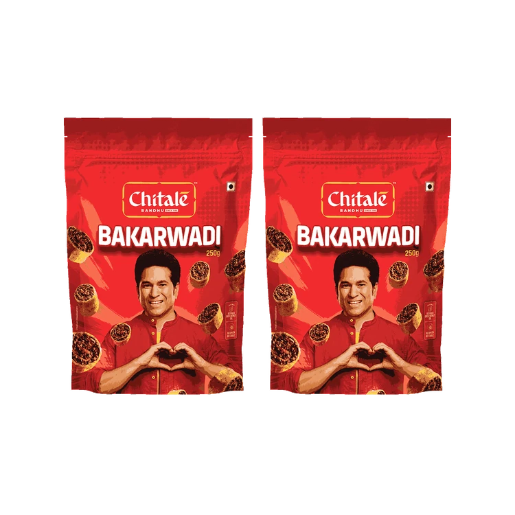 Chitale Bhakarwadi Namkeen - Pack of 2