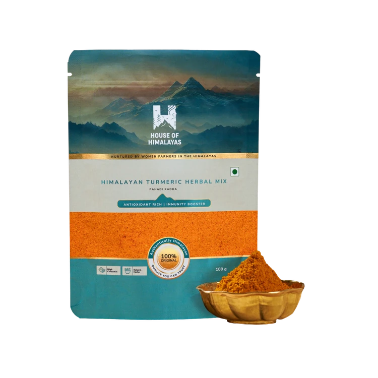 House of Himalayas Turmeric Herbal Mix Pahadi Kaadha