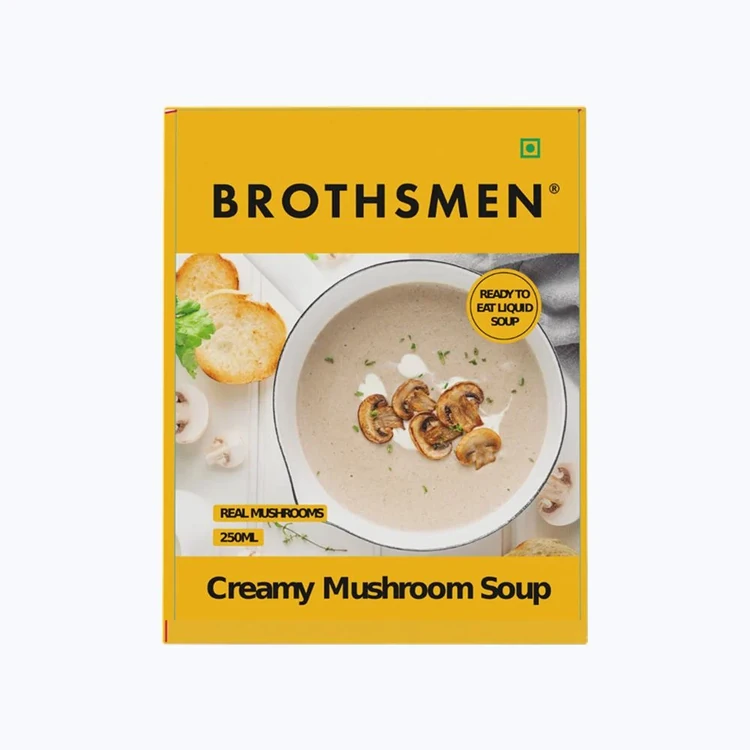 Brothsmen Creamy Mushroom Soup - Ready To Eat
