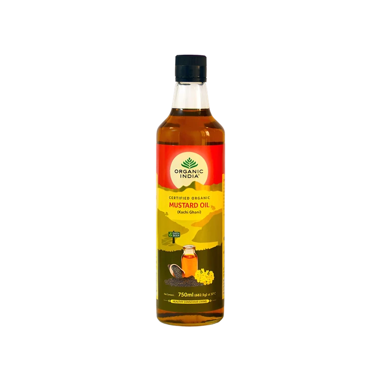 Organic India Kachi Ghani Organic Mustard Oil