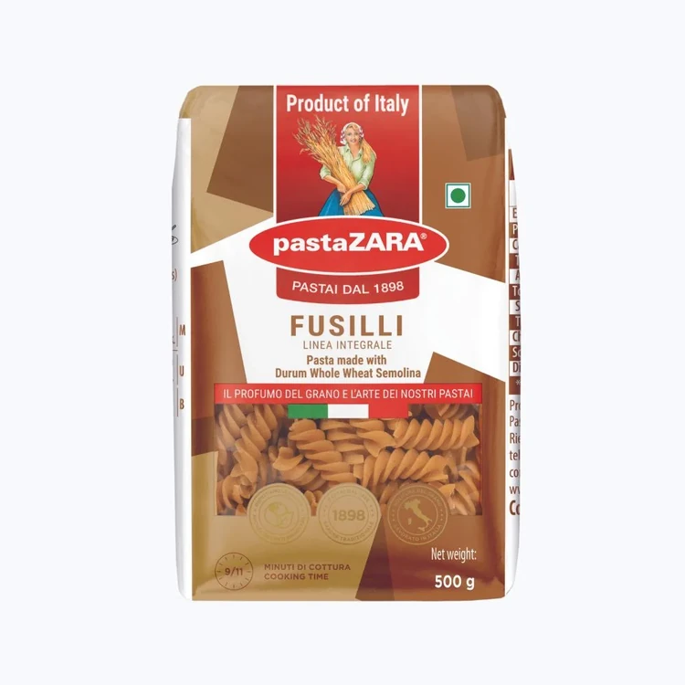 pastaZara Whole Wheat Fusilli Pasta