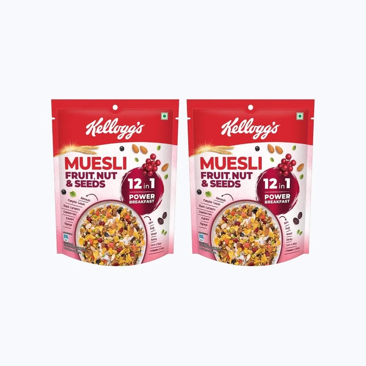 Kellogg's Muesli Fruit, Nut & Seeds - Pack of 2