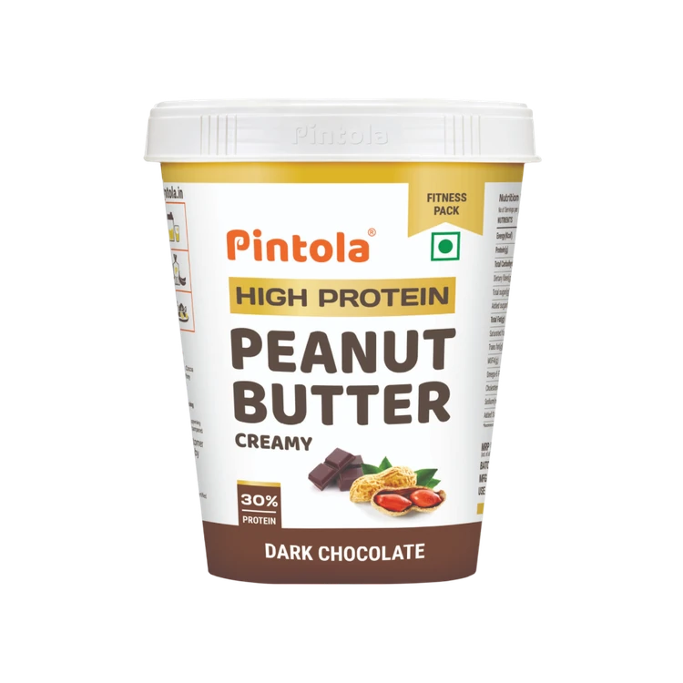 Pintola Dark Chocolate Creamy Peanut Butter (High Protein)