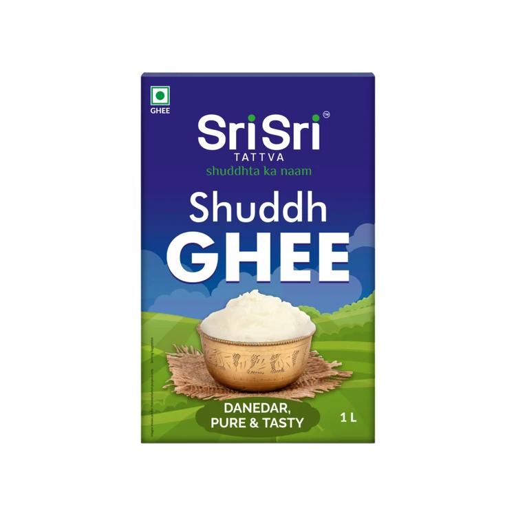 Sri Sri Tattva Shuddh Danedar Ghee (Pure & Tasty) (Tuppa)
